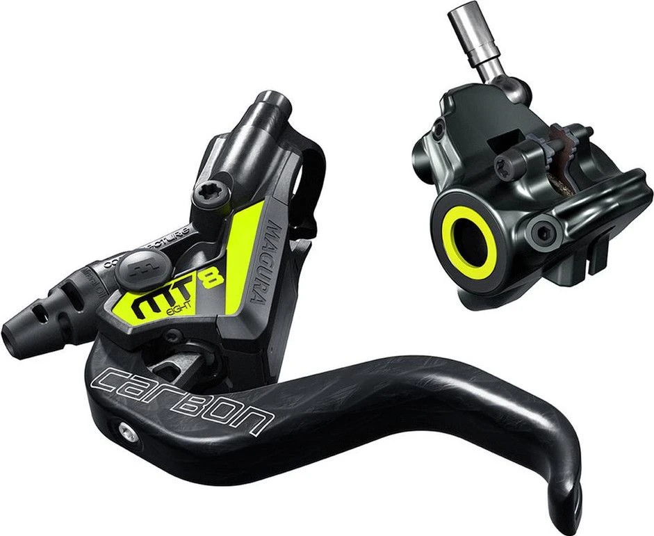 Disc Brake Magura MT8 SL Front Or Rear (without Disc) Black / Yellow 2019 3 Disc Brake Magura MT8 SL Front Or Rear (without Disc) Black / Yellow 2019