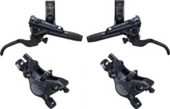 Pair Of Brakes Shimano SLX M7100 R Sine Ventil J-Kit (Without Disk) 165cm 95cm Black