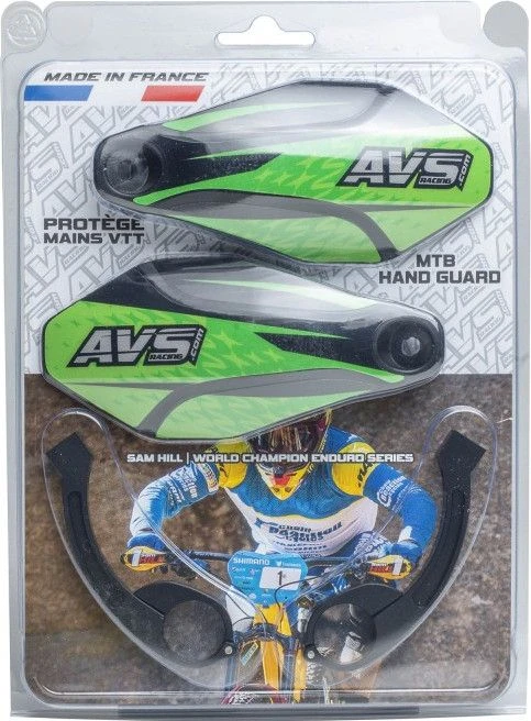 Handguards AVS Graphic Kit Green / Black 4 Handguards AVS Graphic Kit Green / Black - Image 2