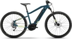 Haibike HardNine 5 Electric MTB 500Wh Shimano Alivio M3100 9V 29' Blue / Yellow 2021