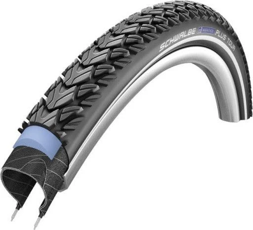 Schwalbe Marathon Plus Tour Tire 700mm Tubetype Rigid SmartGuard Addix Performance Sidewalls Reflex E-Bike E-25 3 Schwalbe Marathon Plus Tour Tire 700mm Tubetype Rigid SmartGuard Addix Performance Sidewalls Reflex E-Bike E-25