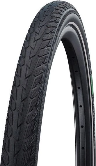 Schwalbe Road Cruiser Plus 700c Tubetype Rigid TwinSkin PunctureGuard Green Compound E-25 Reflex Tire 3 Schwalbe Road Cruiser Plus 700c Tubetype Rigid TwinSkin PunctureGuard Green Compound E-25 Reflex Tire