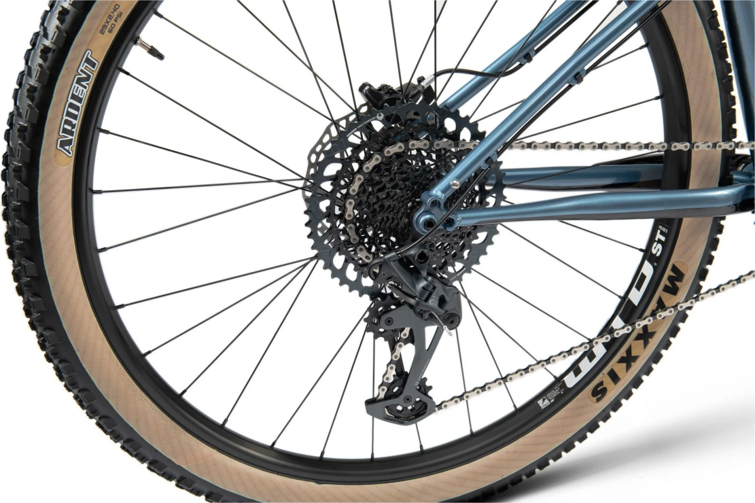 Bombtrack Travel MTB Cleat Sram GX Eagle 12V 29 '' Teal Green And Cyan Blue 2022 7 Bombtrack Travel MTB Cleat Sram GX Eagle 12V 29 '' Teal Green And Cyan Blue 2022 - Image 5