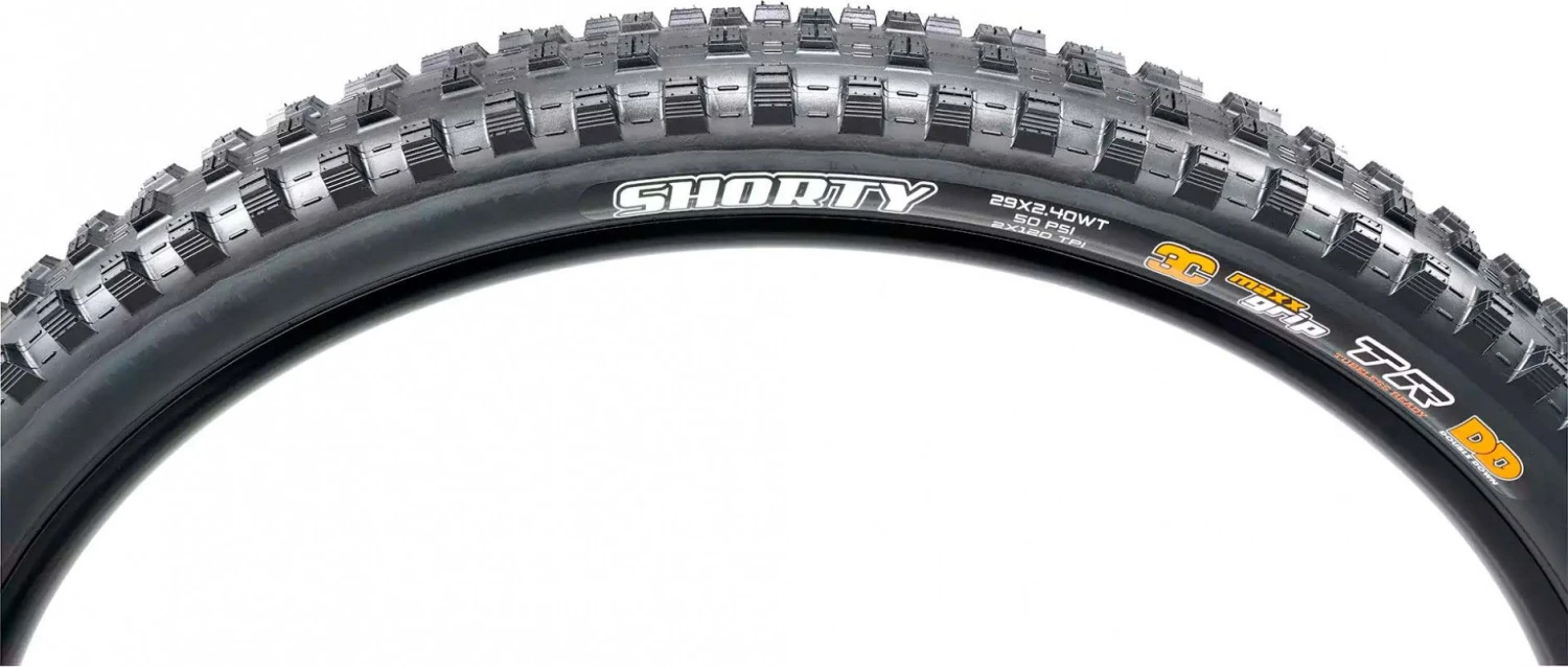 Maxxis Shorty 29 '' Tubeless Ready Flexible Wide Trail (WT) 3C Maxx Grip DD MTB Tire 5 Maxxis Shorty 29 '' Tubeless Ready Flexible Wide Trail (WT) 3C Maxx Grip DD MTB Tire - Image 3