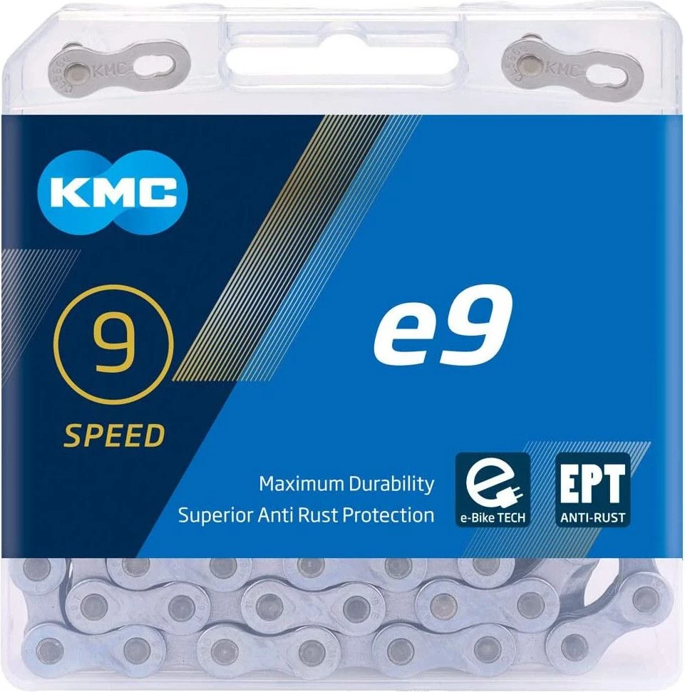 KMC E9 EPT Chain 136 Links For E-Bikes Dark Silver 4 KMC E9 EPT Chain 136 Links For E-Bikes Dark Silver - Image 2