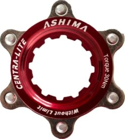 ASHIMA Red Center Lock Adapter For Mounting Holes 6