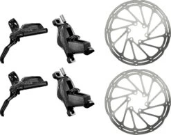 Brakeset SRAM CODE R Black With Disc Sram Centerline Argent 200 Mm