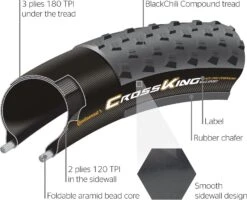 Continental Cross-King 26'' Tire Folding RaceSport BlackChili -SRAM Sales Store 5aa8ff42c596b